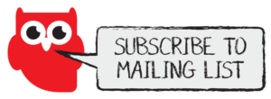 Owl says: "Subscribe to mailing list."
